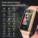 Waterproof Smart Bracelet With Tft Screen - 6 Inches - Pink