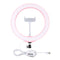 26Cm Dimmable Led Ring Light With Tripod And Phone Clamp