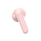 Wireless Hifi Stereo Earphones with Charging Case and Make-up Mirror - Pink