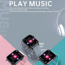 1.83 Inch Bt5.2 Smart Sport Watch Support Sleep / Heart Rate / Blood Oxygen / Temperature / Blood Pressure Health Monitor - Gold + Pink