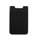 Lycra Phone Card Holder Stretch Back Sticker Wallet For Cards Bus Pass Bank Fits Most Phones - Deep Blue