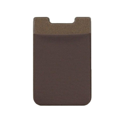 Lycra Phone Card Holder Stretch Back Sticker Wallet For Cards Bus Pass Bank Fits Most Phones - Deep Blue