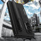 Leather Case with Holder & Pen Slots for Samsung Galaxy z Fold 4 - Thin & Shockproof - Cross Texture