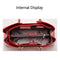 Patent Leather Shoulder Bag For Women - Glue Closure - Pink