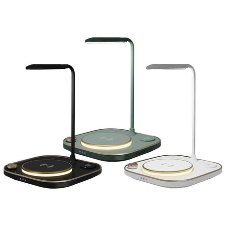 15W 3 In 1 Wireless Charger & Table Lamp - Green