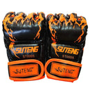 Adult Half-Finger Boxing Gloves For Training - Green