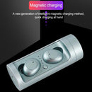 Wireless Touch Bluetooth Headset with Magnetic Charging - Automatic Pairing - Green