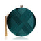 Silk Handbag For Fashion Banquets And Parties - Green