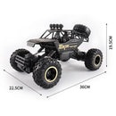 37cm Remote Control Bigfoot Climbing Car - 1 12 Alloy 4wd Cross-country Toy - Green