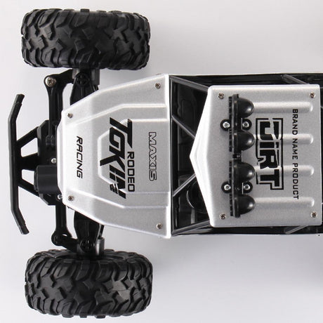 37cm Remote Control Bigfoot Climbing Car - 1 12 Alloy 4wd Cross-country Toy - Green