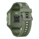 Waterproof Pedometer Sport Smart Watch Support Heart Rate / Blood Pressure Monitoring / Bt Calling - Green