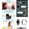 Waterproof Pedometer Sport Smart Watch Support Heart Rate / Blood Pressure Monitoring / Bt Calling - Green