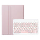 2022 Ipad 10.9 Bluetooth Keyboard Leather Case With Pen Slot - Lambskin Texture - Green