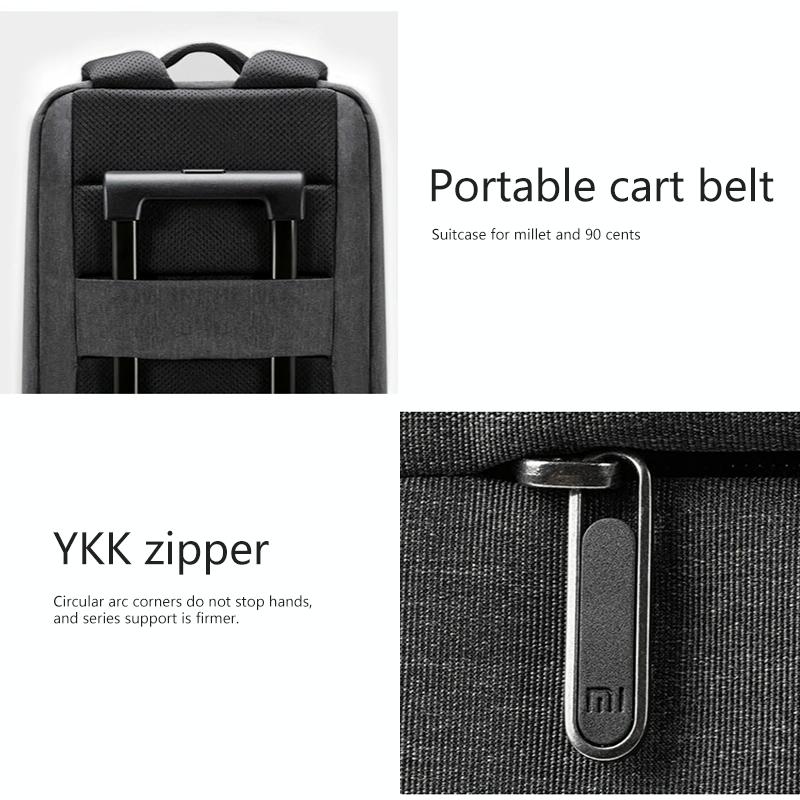 15.6-Inch Waterproof Laptop Backpack - Dark Gray