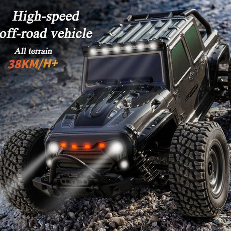 1 16 2.4g Electric 4wd Off-road Rc Car Toy - Dark Gray