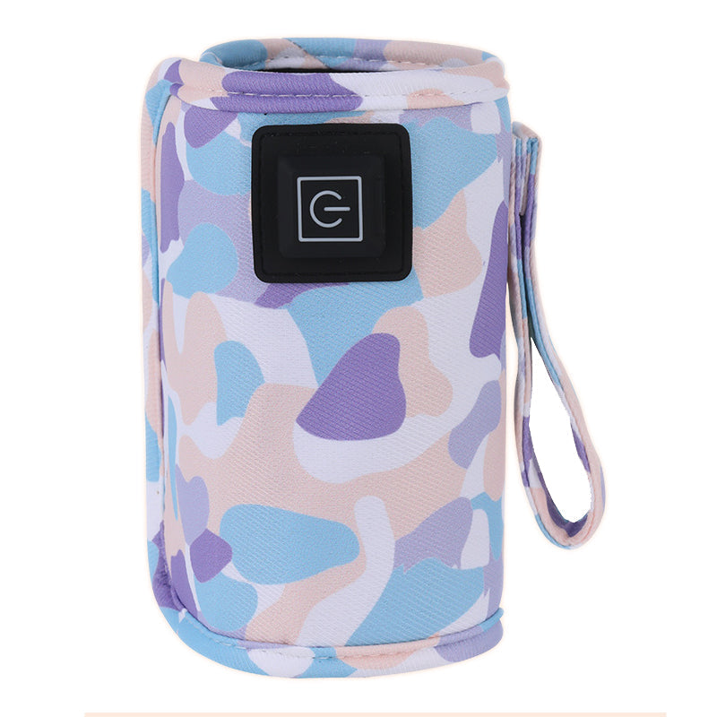 Temperature Insulated Milk Baby Bottle Warmer- Usb Plugged-in - White