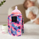 Temperature Insulated Milk Baby Bottle Warmer- Usb Plugged-in - White