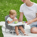 Vibe Geeks Foldable Camping and Dining Chair Outdoor Booster Seat for Toddlers - Khaki