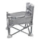 Vibe Geeks Foldable Camping and Dining Chair Outdoor Booster Seat for Toddlers - Khaki