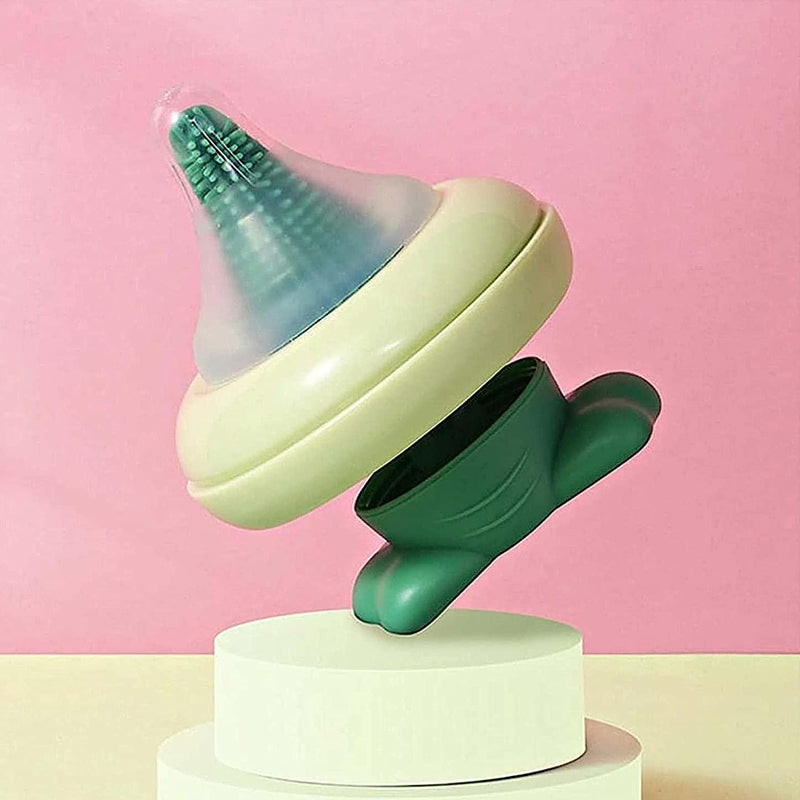 Silicone Bottle and Teat Cleaning Brush - Green