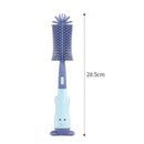 Silicone Bottle and Teat Cleaning Brush - Red