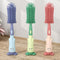 Silicone Bottle and Teat Cleaning Brush - Red