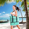 Vibe Geeks 2 in 1 Mesh Beach Tote Bag with Insulated Cooler - Green