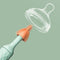 Vibe Geeks 360° Rotation Long Handle Reusable Silicone Baby Bottle Brush Set - Green