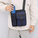 Vibe Geeks Waterproof Camping Wear Resistant Chest Crossbody Sling Shoulder Bags with Water Bottle Holder - Green