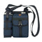 Vibe Geeks Waterproof Camping Wear Resistant Chest Crossbody Sling Shoulder Bags with Water Bottle Holder - Navy