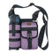Vibe Geeks Waterproof Camping Wear Resistant Chest Crossbody Sling Shoulder Bags with Water Bottle Holder - Navy