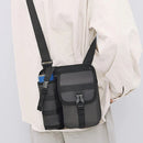 Vibe Geeks Waterproof Camping Wear Resistant Chest Crossbody Sling Shoulder Bags with Water Bottle Holder - Purple