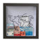 Adventure Archive Box Wood Frame Travel Tickets Keepsakes Storage Frame - Black - Medium