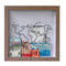 Adventure Archive Box Wood Frame Travel Tickets Keepsakes Storage Frame - Coffee - Small
