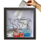 Adventure Archive Box Wood Frame Travel Tickets Keepsakes Storage Frame - Coffee - Small