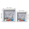 Adventure Archive Box Wood Frame Travel Tickets Keepsakes Storage Frame - Coffee - Small
