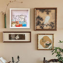 Adventure Archive Box Wood Frame Travel Tickets Keepsakes Storage Frame - Coffee - Small