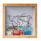 Adventure Archive Box Wood Frame Travel Tickets Keepsakes Storage Frame - Wood - Small