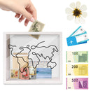 Adventure Archive Box Wood Frame Travel Tickets Keepsakes Storage Frame - Wood - Small