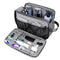 Vibe Geeks Water Resistant Travel Toiletry Organizer Bag - Grey
