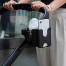 Vibe Geeks Convenient 2-in-1 Stroller Cup and Phone Holder for On-the-go Parenting - Yellow