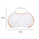 Vibe Geeks High Permeability Mesh Bra-shaped Lingerie Laundry Bags with Handle and Zipper - Orange