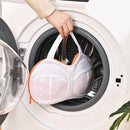 Vibe Geeks High Permeability Mesh Bra-shaped Lingerie Laundry Bags with Handle and Zipper - Orange