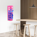 Vibe Geeks Handy Laundry Grocery Bag Storage Holder - Pink