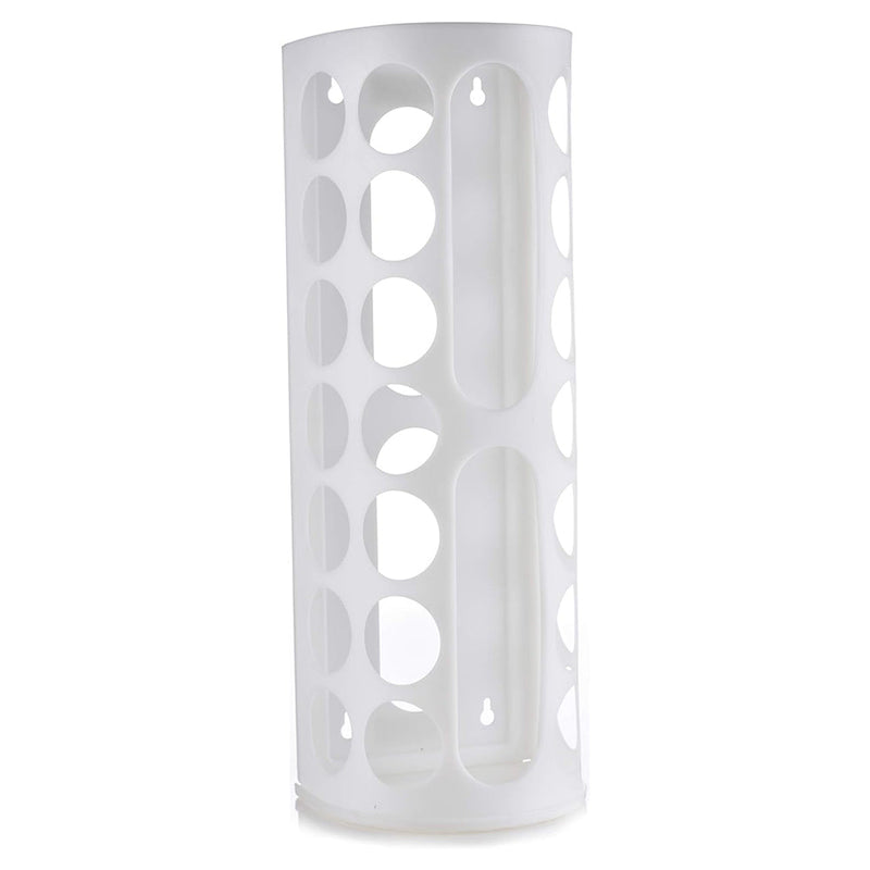 Vibe Geeks Handy Laundry Grocery Bag Storage Holder - White