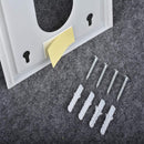 Vibe Geeks Handy Laundry Grocery Bag Storage Holder - White