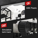 2.4g Rc Tracked Tank Off-road Vehicle Toy 1 12 Scale - Grey