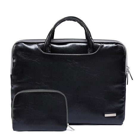 11.6 Inch Simple Business Laptop Bag With Liner - Ls-116 - Canvas Bohemia