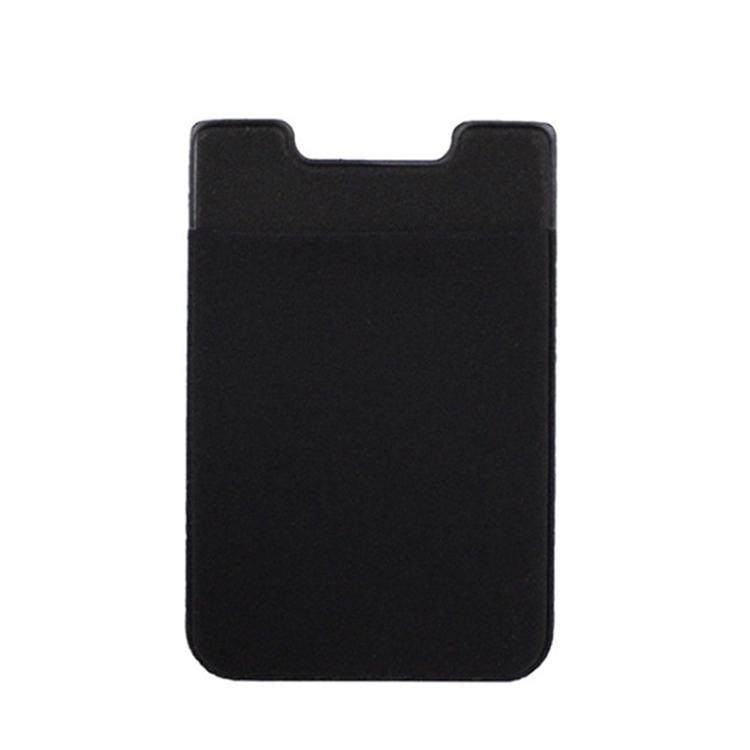 Lycra Phone Card Holder Stretch Back Sticker Wallet For Cards Bus Pass Bank Fits Most Phones - Water Blue