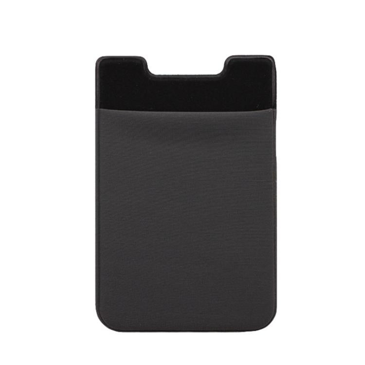 Lycra Phone Card Holder Stretch Back Sticker Wallet For Cards Bus Pass Bank Fits Most Phones - Water Blue